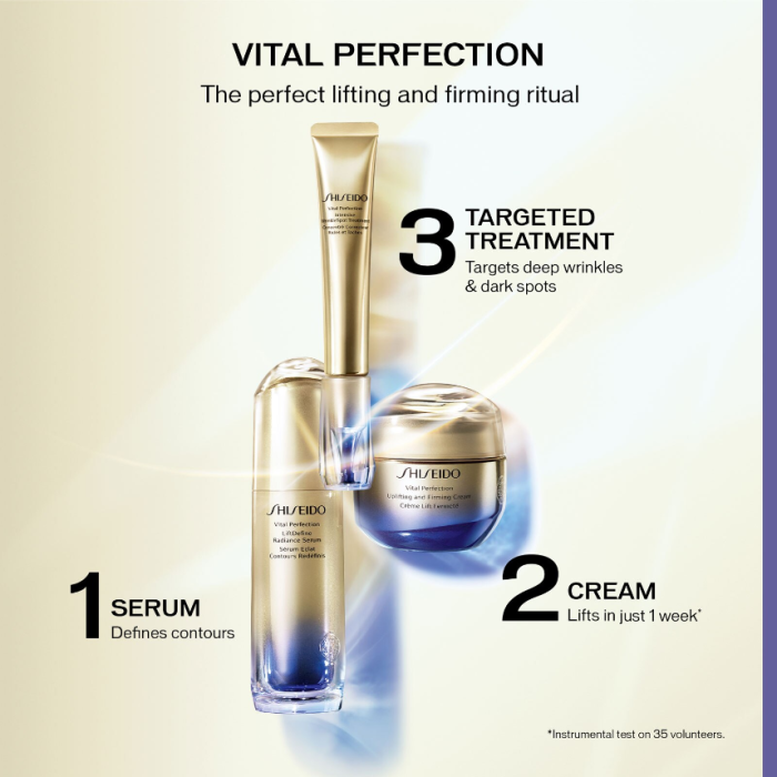 Shiseido Vital Perfection LiftDefine Radiance Serum 80ml - Image 5