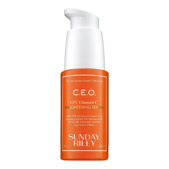 SUNDAY RILEY C.E.O. 15% Vitamin C Brightening Serum C.E.O. RAPID FLASH BRIGHTENING SERUM