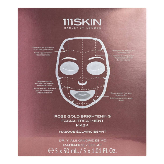 111SKIN Rose Gold Brightening Facial Treatment Mask 5 x 30ml