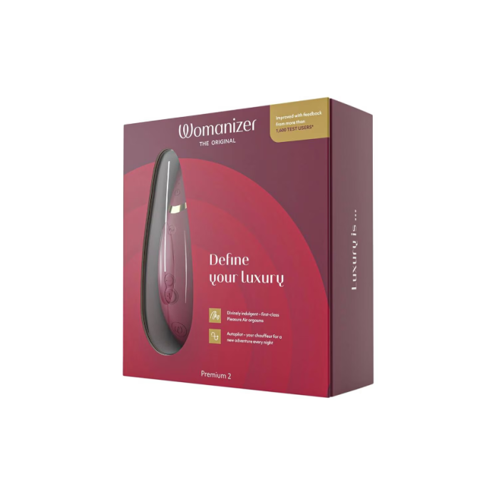 WOMANIZER Premium 2 Clitoral Vibrator Bordeaux - Image 3