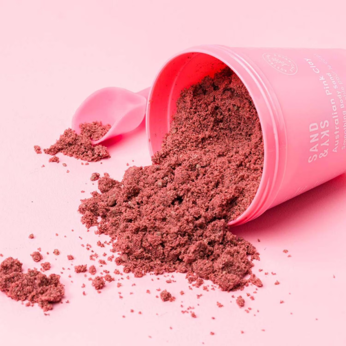 SAND & SKY Australian Pink Clay - Body Scrub 180g - Image 2