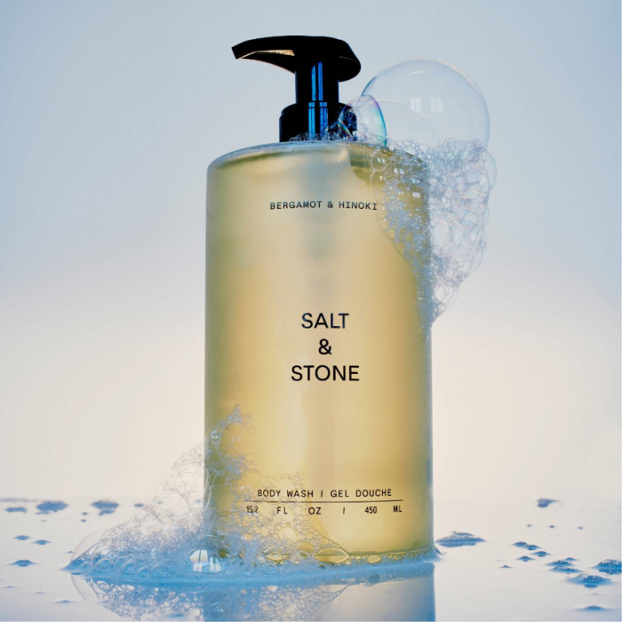 SALT AND STONE Bergamot & Hinoki Body Wash 450ml - Image 2