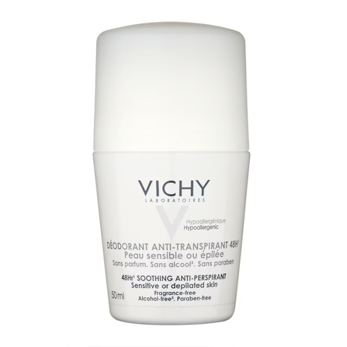 Vichy Deodorant 48 Hour Soothing Anti-Perspirant For Sensitive Skin 50ml