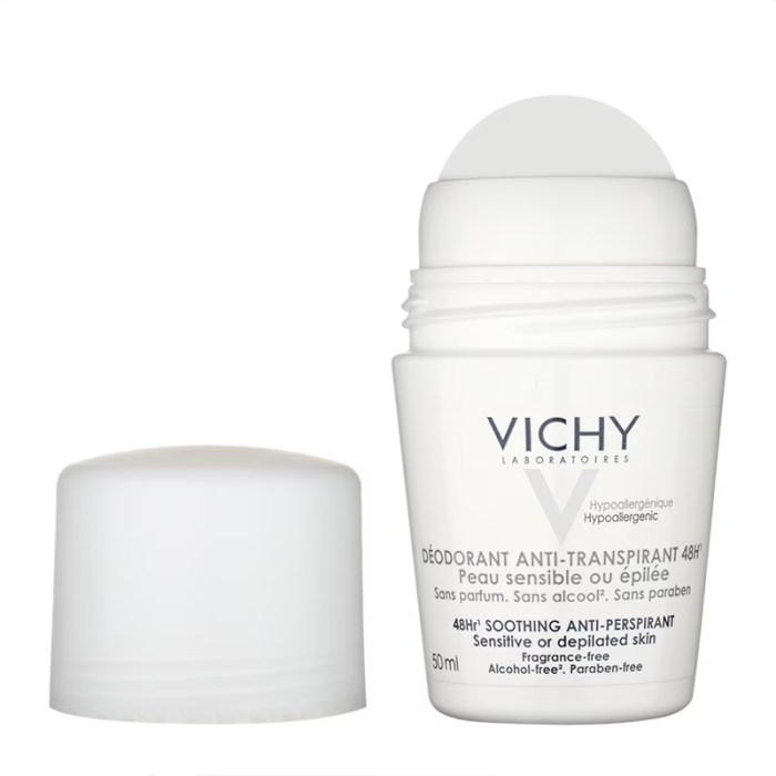 Vichy Deodorant 48 Hour Soothing Anti-Perspirant For Sensitive Skin 50ml - Image 2