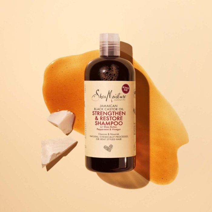 Shea Moisture Jamaican Black Castor Oil Strengthen, Grow & Restore Shampoo 473ml - Image 4