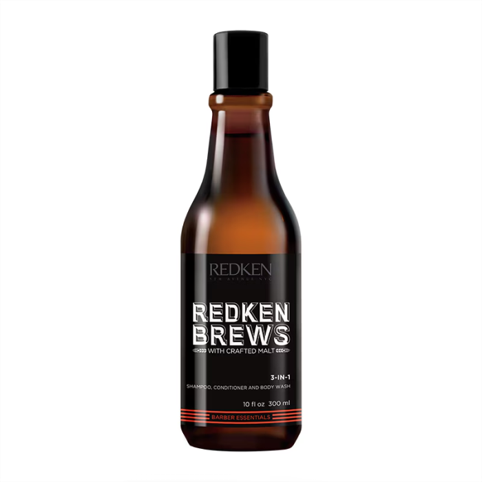 Redken Brews Mens 3-In-1 Shampoo 300ml