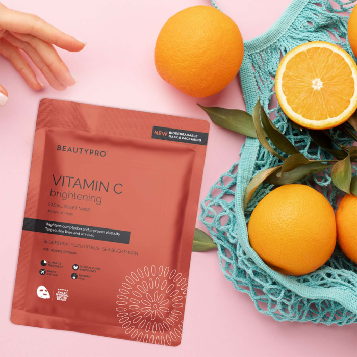 BeautyPro VITAMIN C Brightening Sheet Mask - Image 2