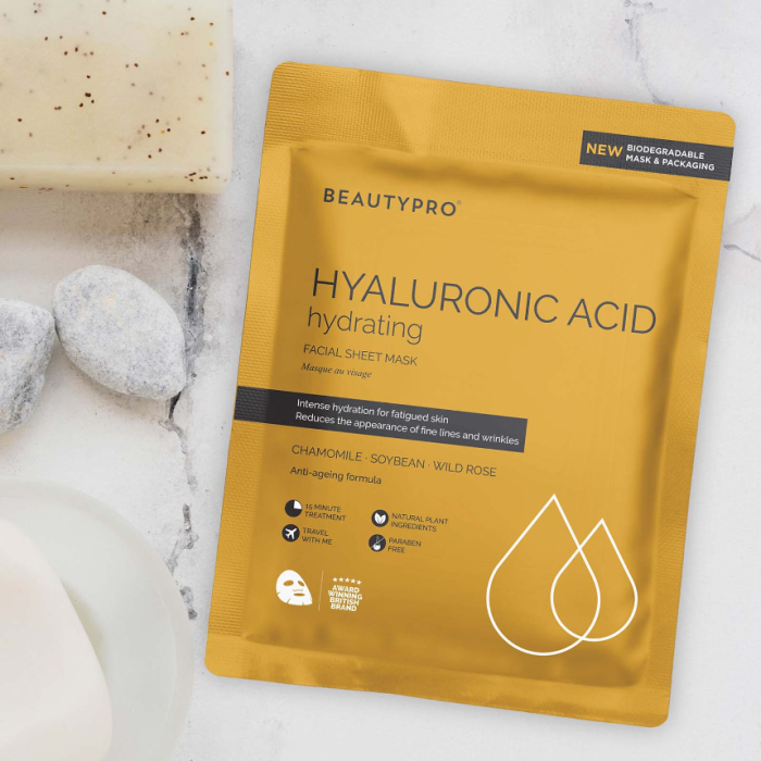 BeautyPro HYALURONIC ACID Hydrating Sheet Mask - Image 2