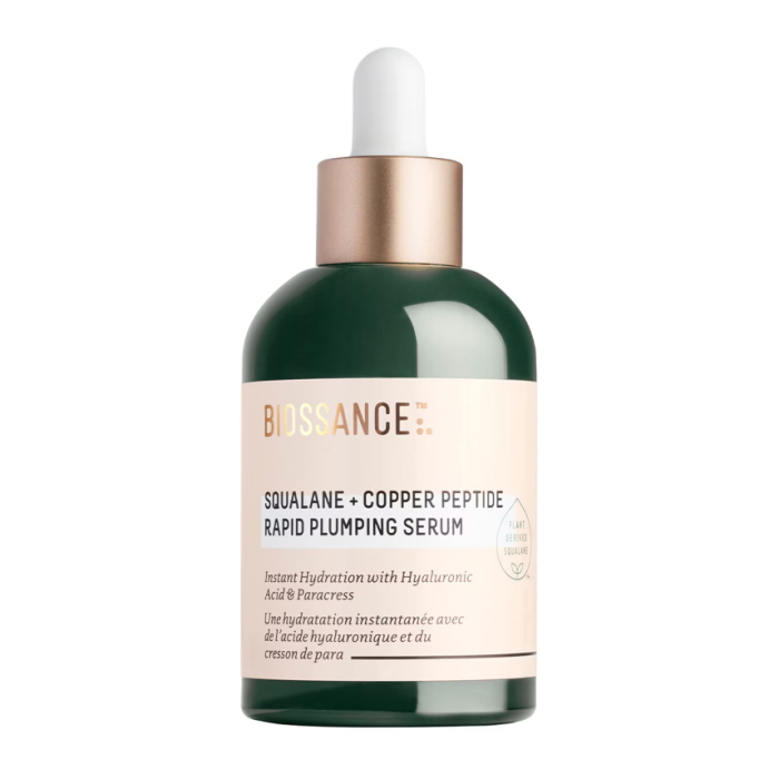 BIOSSANCE Squalane + Copper Peptide Rapid Plumping Serum 50ml