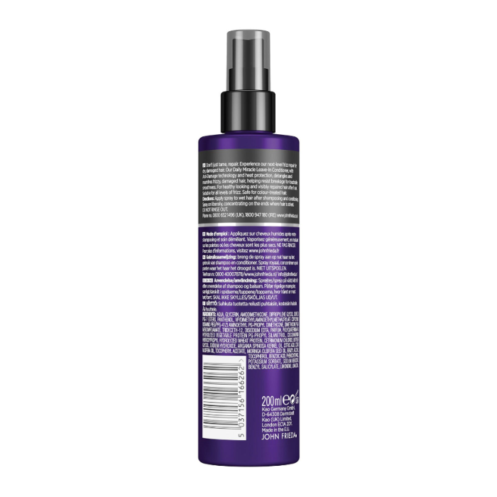 John Frieda Frizz Ease Daily Miracle Treatment 200ml - Image 2