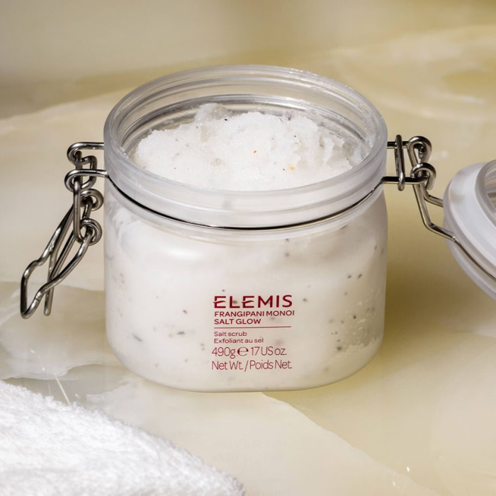 ELEMIS Frangipani Monoi Salt Glow Body Scrub 490g - Image 4