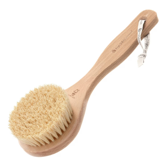 HYDRÉA LONDON Short Handled Body Brush with Cactus Bristle 102g