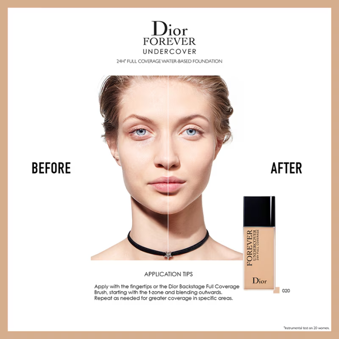 DIOR Forever Undercover Foundation 40ml - Image 3