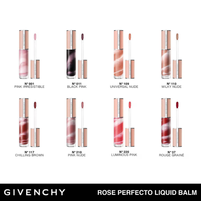 GIVENCHY Rose Perfecto Liquid Lip Balm 6ml - Image 4