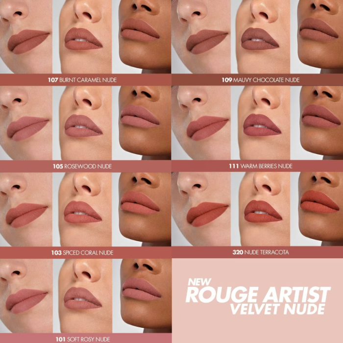 MAKE UP FOR EVER Rouge Artist Velvet Nude 3.7g - Image 2