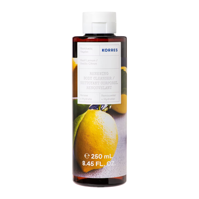 Korres Basil Lemon Renewing Body Cleanser 250ml