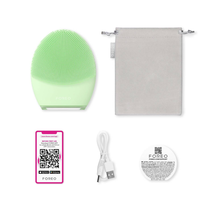 FOREO LUNA™ 4 - Electric Facial Cleansing Brush for Normal Skin Pistachio - Image 3